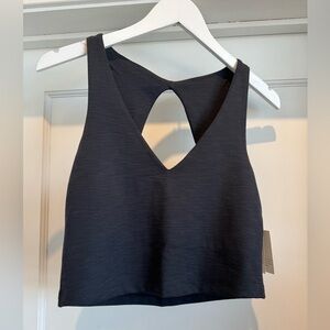 Beyond Yoga Black V-Neck Cutout Tank Top